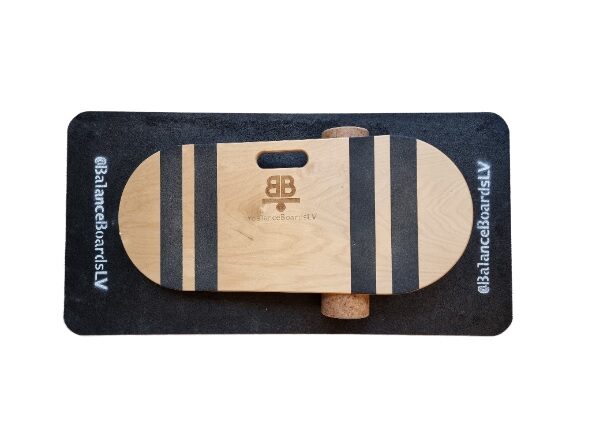 Rubber mat for balanceboarding